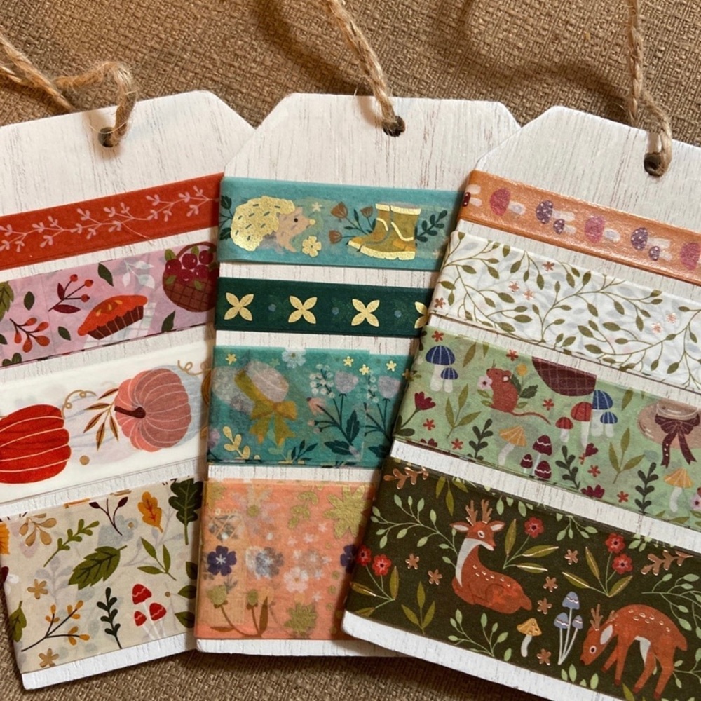 1 Bundle Left! Archer & Olive Fall Trio Washi Tape Sample